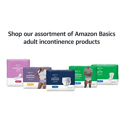 Amazon Basics Incontinence Underwear for Men, Maximum Absorbency, Large, 54 Count, 3 Packs of 18 (Previously Solimo)