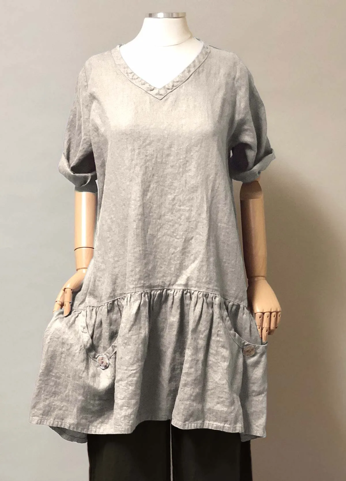 Cordelia Dress Top, Linen