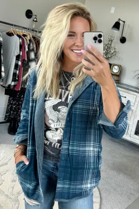 Corduroy Plaid Reversible Jacket