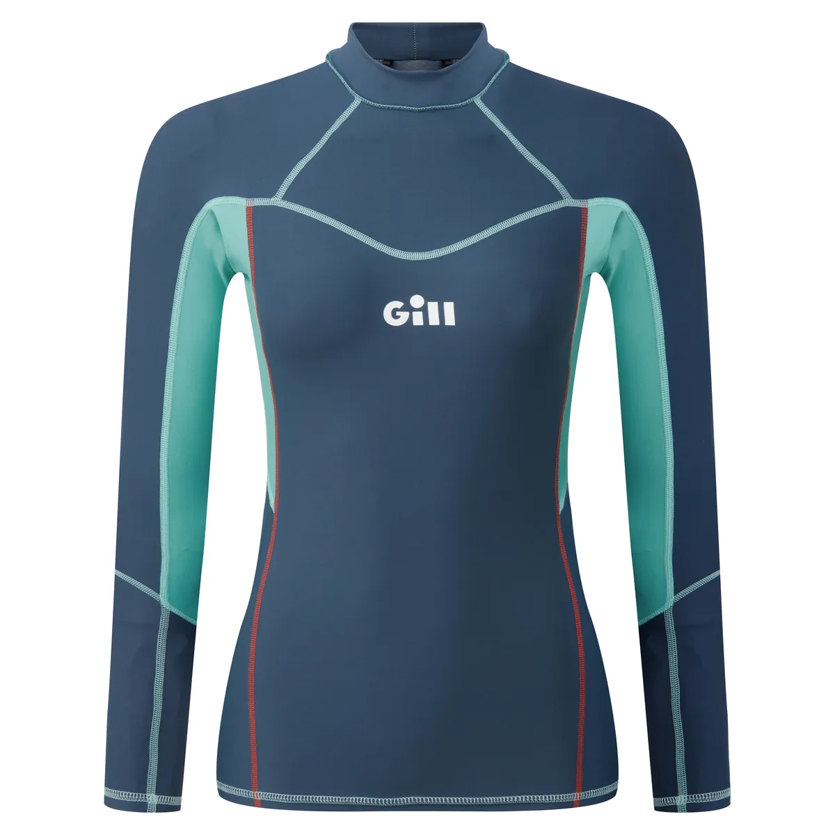 Gill Pro Rash Vest LS UV  shirt lange mouwen oranje heren