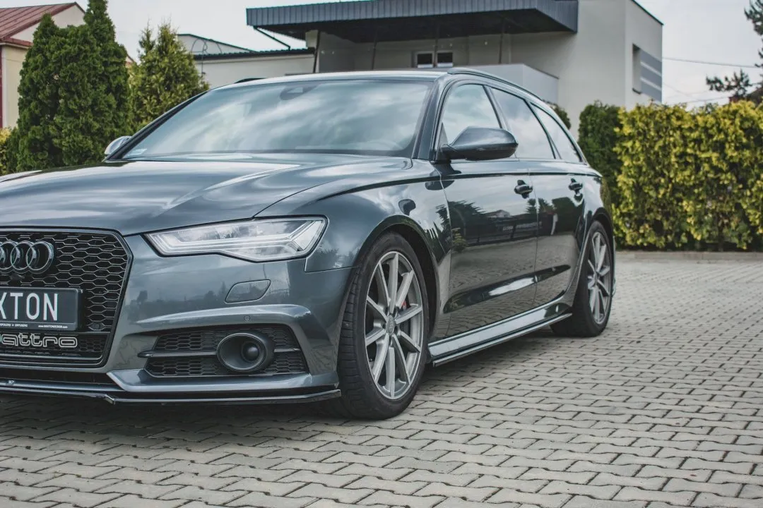 Maxton Design - SIDE SKIRT DIFFUSERS AUDI S6/ A6 S-LINE C7 FACELIFT