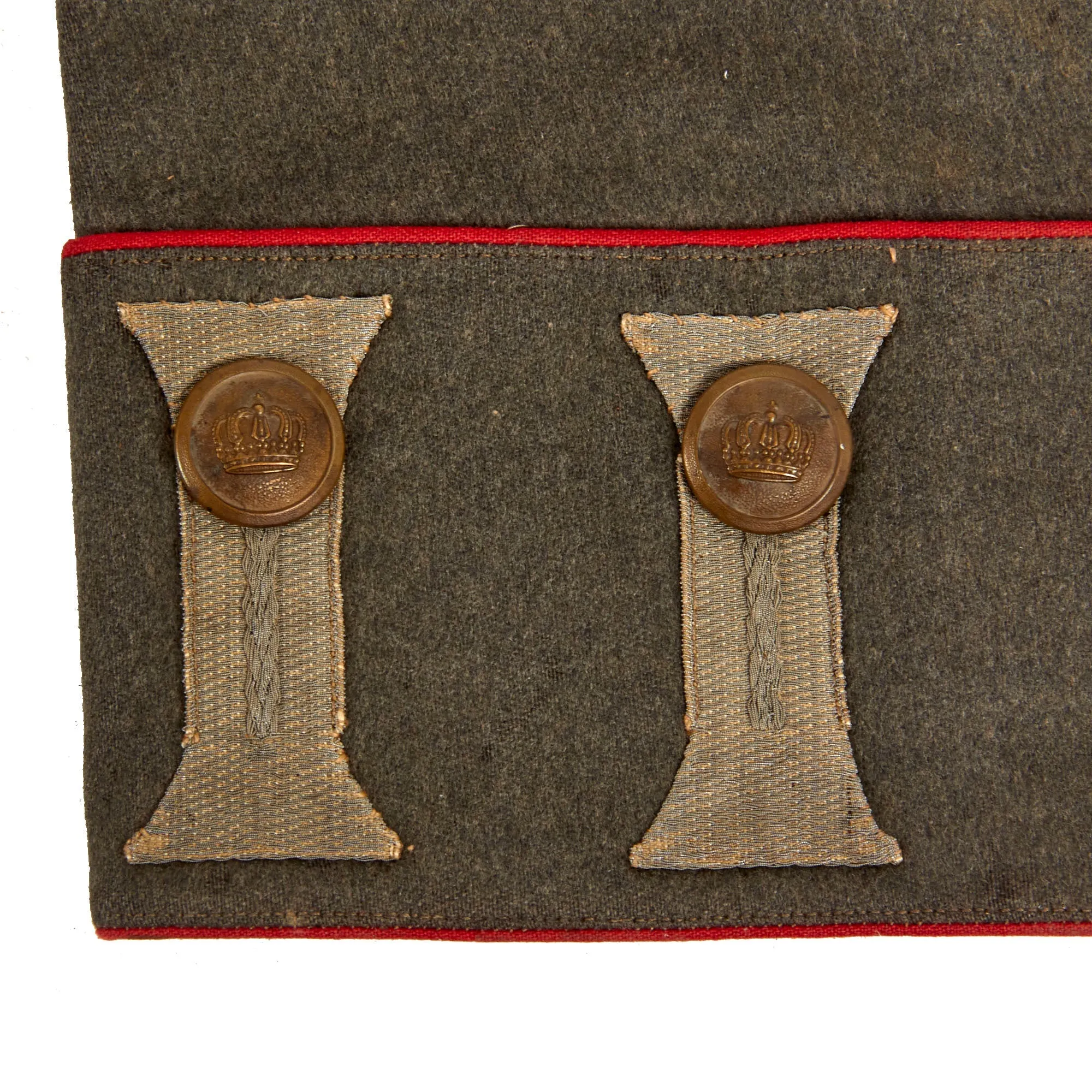 Original Imperial German WWI M-1915 Generalleutnant Waffenrock Feldgrau Tunic for Prince Karl Anton of Hohenzollern - 1st Dragoon Guards