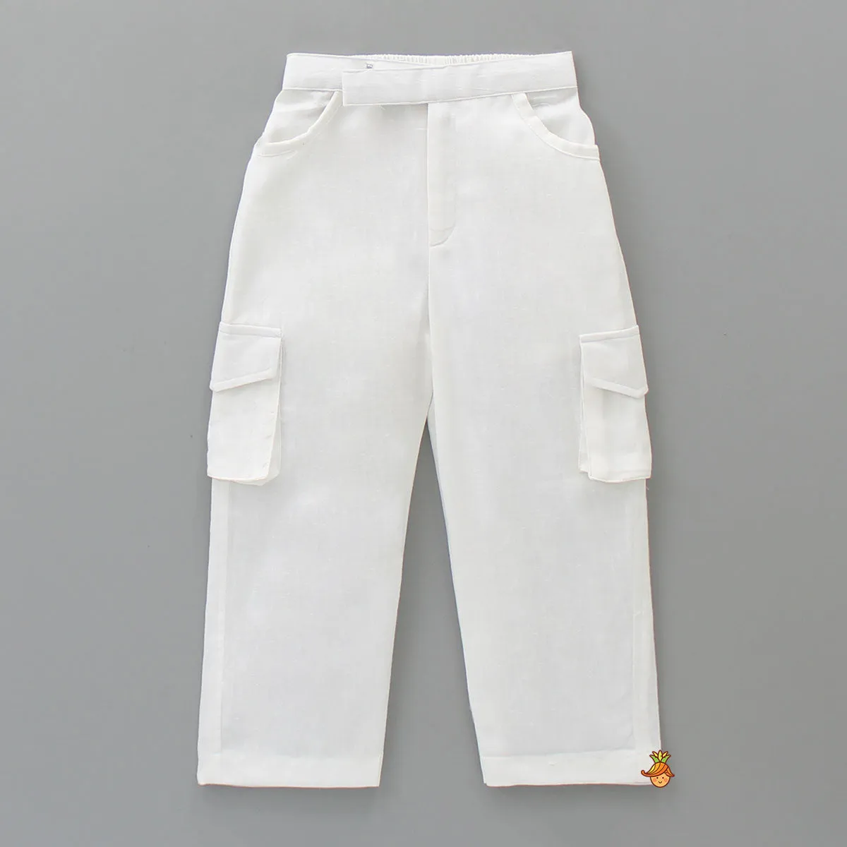 Pre Order: Front Open Shirt And Cargo Style Pant