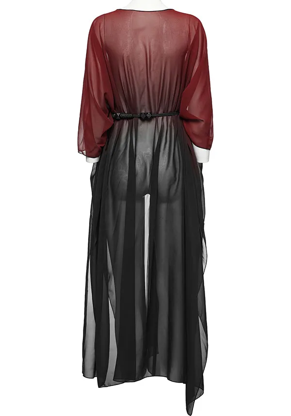 Stevie Sheer [Black/Red] | SHAWL