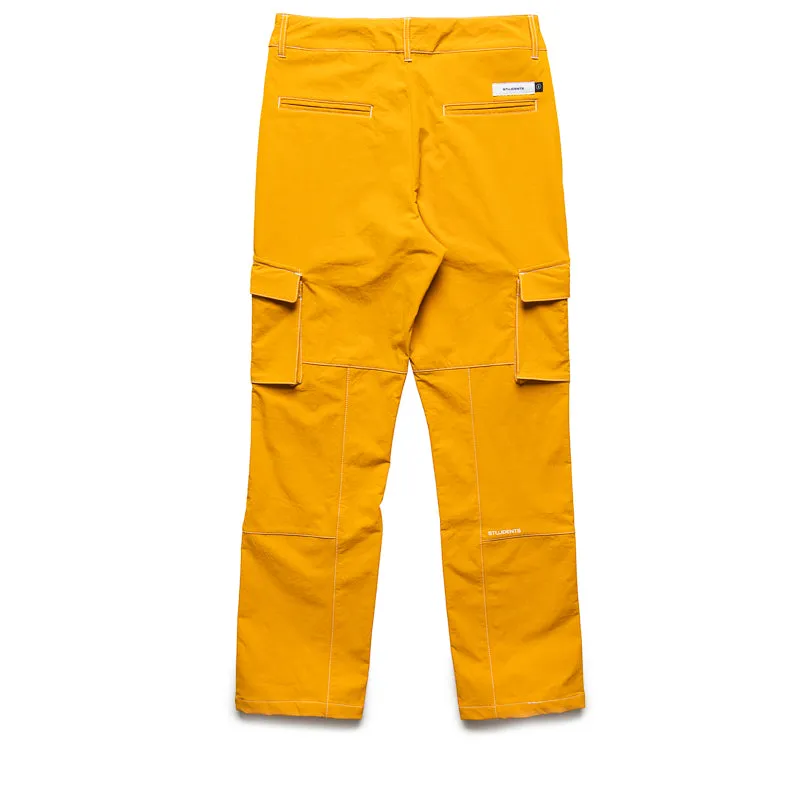 Students Golf Cedric Nylon Cargo Pants - Mustard